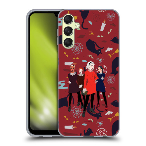 Chilling Adventures of Sabrina Graphics Witch Posey Soft Gel Case for Samsung Galaxy A24 4G / M34 5G