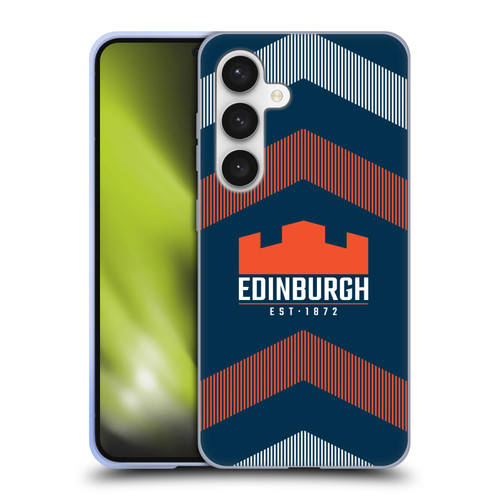 Edinburgh Rugby Logo Art Lines Soft Gel Case for Samsung Galaxy S24 5G