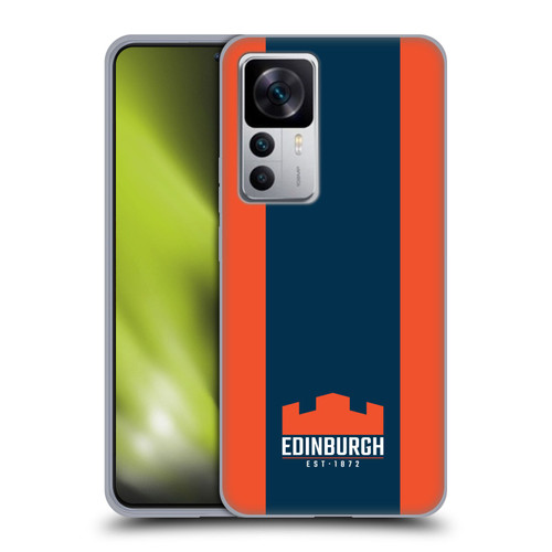 Edinburgh Rugby Logo Art Stripes Soft Gel Case for Xiaomi 12T 5G / 12T Pro 5G / Redmi K50 Ultra 5G