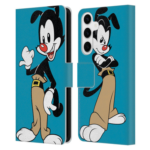 Animaniacs Graphics Yakko Leather Book Wallet Case Cover For Samsung Galaxy S24+ 5G
