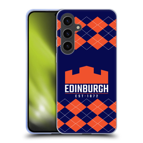 Edinburgh Rugby Logo 2 Argyle Soft Gel Case for Samsung Galaxy S24+ 5G