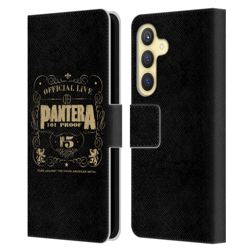 Pantera Art 101 Proof Leather Book Wallet Case Cover For Samsung Galaxy S24 5G