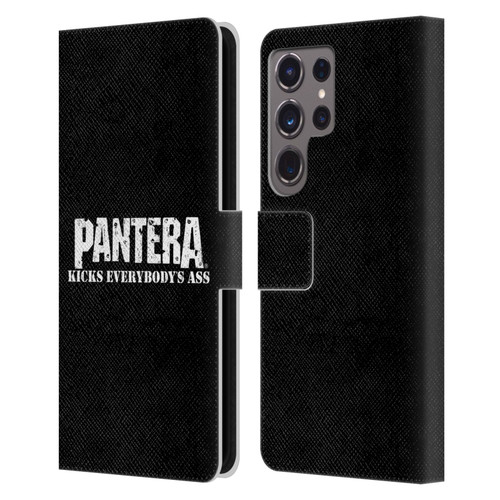 Pantera Art Kicks Leather Book Wallet Case Cover For Samsung Galaxy S24 Ultra 5G