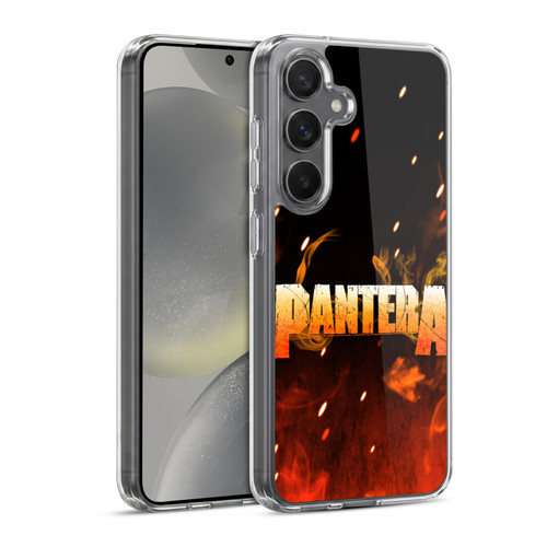 Pantera Art Fire Soft Gel Case for Samsung Galaxy S24 5G & MagSafe