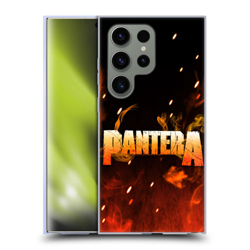 Pantera Art Fire Soft Gel Case for Samsung Galaxy S24 Ultra 5G