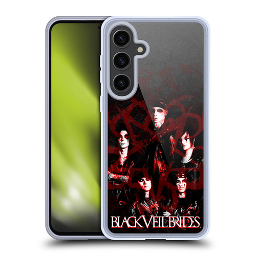Black Veil Brides Band Members Group Soft Gel Case for Samsung Galaxy S24+ 5G