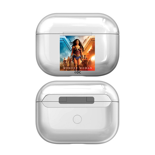 Wonder Woman Movie Key Art Group Poster Clear Hard Crystal Cover Case for Apple AirPods Pro 2 Charging Case