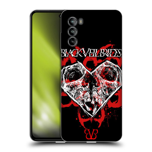 Black Veil Brides Band Art Skull Heart Soft Gel Case for Motorola Moto G82 5G