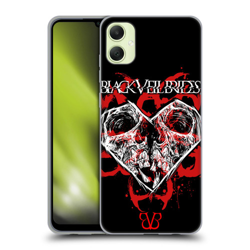 Black Veil Brides Band Art Skull Heart Soft Gel Case for Samsung Galaxy A05