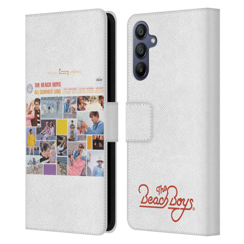 The Beach Boys Album Cover Art All Summer Long Leather Book Wallet Case Cover For Samsung Galaxy A15