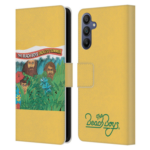 The Beach Boys Album Cover Art Endless Summer Leather Book Wallet Case Cover For Samsung Galaxy A15