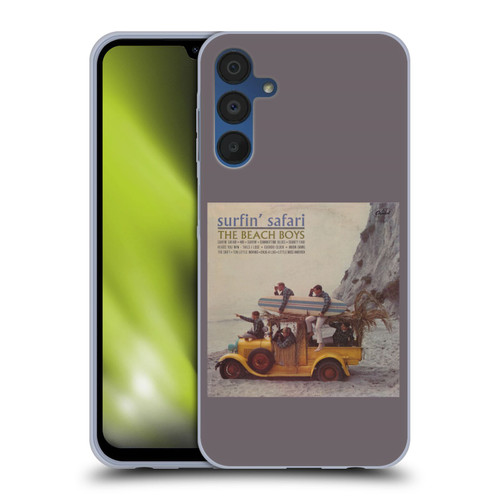 The Beach Boys Album Cover Art Surfin Safari Soft Gel Case for Samsung Galaxy A15