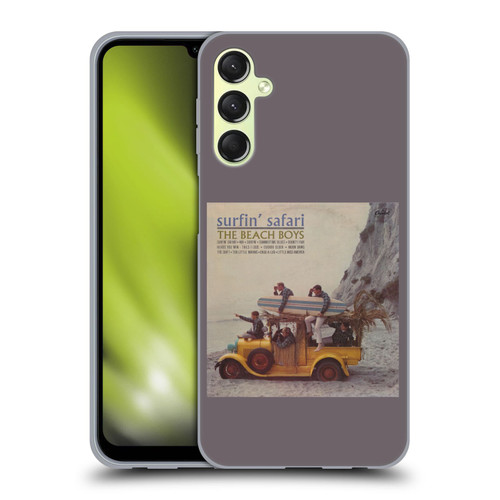 The Beach Boys Album Cover Art Surfin Safari Soft Gel Case for Samsung Galaxy A24 4G / Galaxy M34 5G