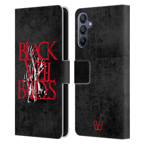 Black Veil Brides Band Art Zombie Hands Leather Book Wallet Case Cover For Samsung Galaxy A15