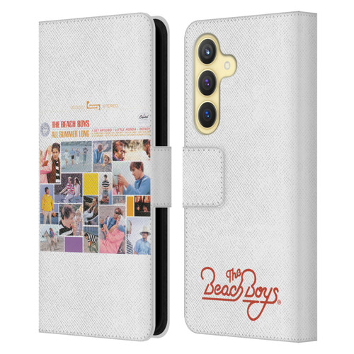 The Beach Boys Album Cover Art All Summer Long Leather Book Wallet Case Cover For Samsung Galaxy S24 5G