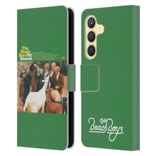 The Beach Boys Album Cover Art Pet Sounds Leather Book Wallet Case Cover For Samsung Galaxy S24 5G