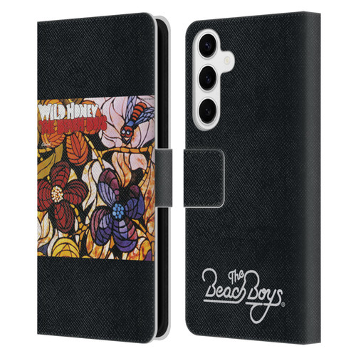 The Beach Boys Album Cover Art Wild Honey Leather Book Wallet Case Cover For Samsung Galaxy S24+ 5G
