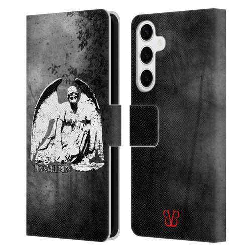 Black Veil Brides Band Art Angel Leather Book Wallet Case Cover For Samsung Galaxy S24+ 5G