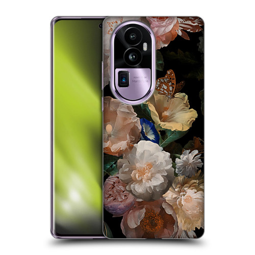 UtArt Antique Flowers Botanical Beauty Soft Gel Case for OPPO Reno10 Pro+