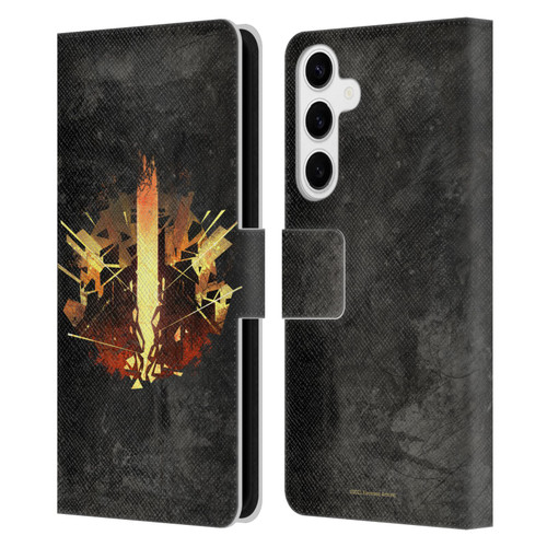 EA Bioware Dragon Age Heraldry Chantry Leather Book Wallet Case Cover For Samsung Galaxy S24+ 5G