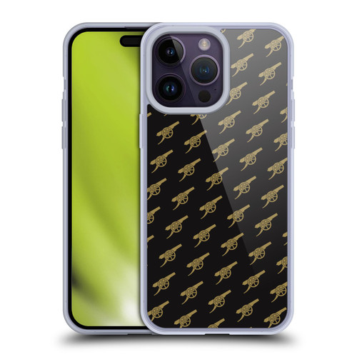 Arsenal FC Crest Patterns Gunners Soft Gel Case for Apple iPhone 14 Pro Max