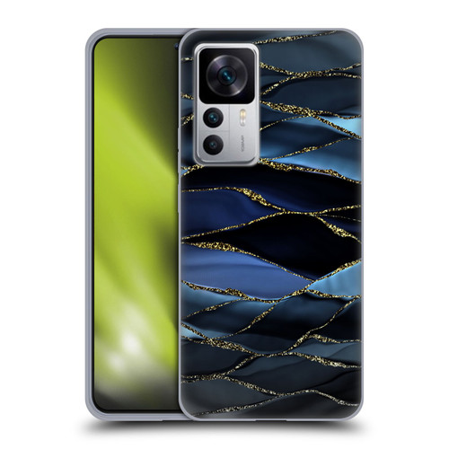 UtArt Dark Night Marble Deep Sparkle Waves Soft Gel Case for Xiaomi 12T 5G / 12T Pro 5G / Redmi K50 Ultra 5G