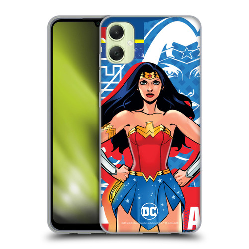 DC Women Core Compositions Wonder Woman Soft Gel Case for Samsung Galaxy A05