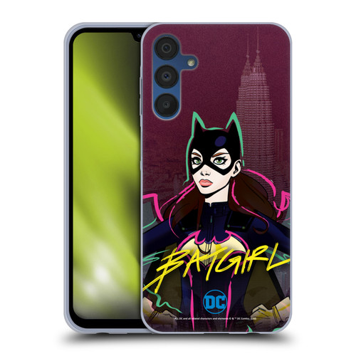 DC Women Core Compositions Batgirl Soft Gel Case for Samsung Galaxy A15