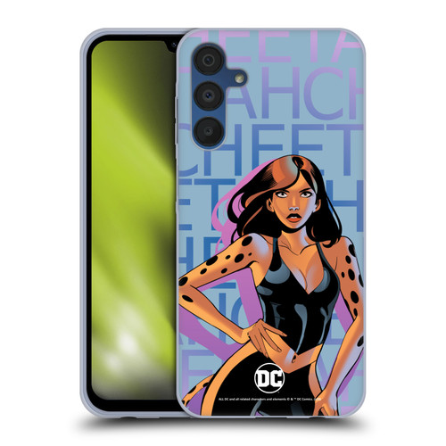 DC Women Core Compositions Cheetah Soft Gel Case for Samsung Galaxy A15