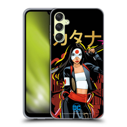 DC Women Core Compositions Katana Soft Gel Case for Samsung Galaxy A24 4G / Galaxy M34 5G