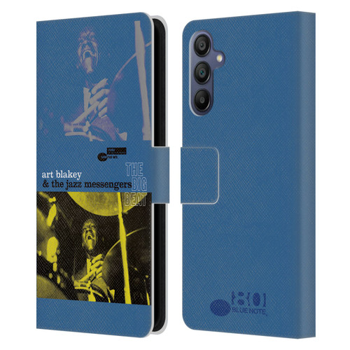 Blue Note Records Albums Art Blakey The Big Beat Leather Book Wallet Case Cover For Samsung Galaxy A15