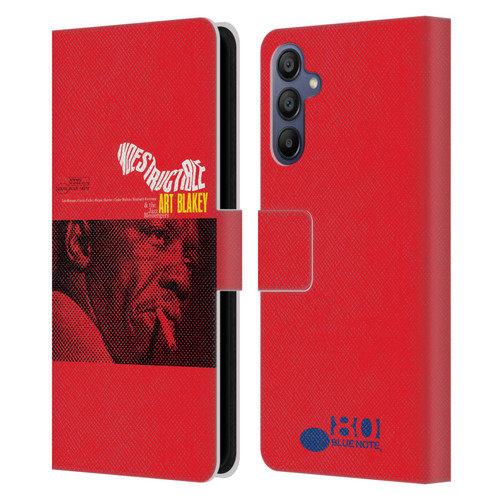 Blue Note Records Albums Art Blakey Indestructible Leather Book Wallet Case Cover For Samsung Galaxy A15