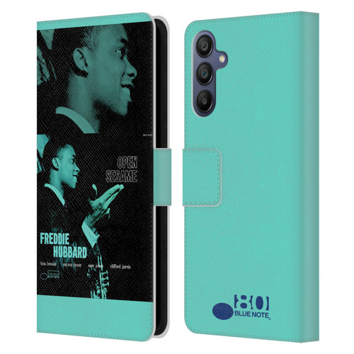 Blue Note Records Albums Freddie Hubbard Open Sesame Leather Book Wallet Case Cover For Samsung Galaxy A15