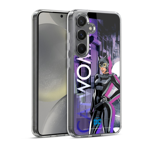DC Women Core Compositions Catwoman Soft Gel Case for Samsung Galaxy S24 5G & MagSafe