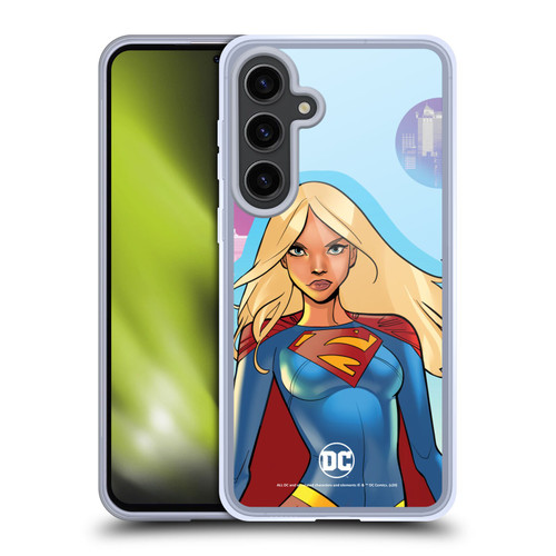 DC Women Core Compositions Supergirl Soft Gel Case for Samsung Galaxy S24+ 5G