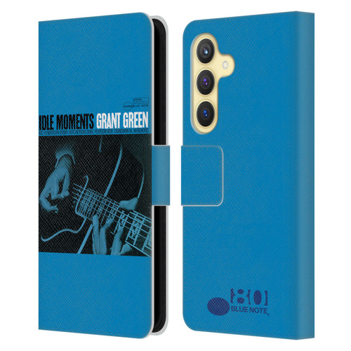 Blue Note Records Albums Grant Green Idle Moments Leather Book Wallet Case Cover For Samsung Galaxy S24 5G