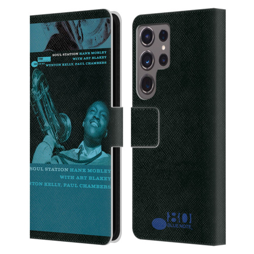 Blue Note Records Albums Hunk Mobley Soul Station Leather Book Wallet Case Cover For Samsung Galaxy S24 Ultra 5G
