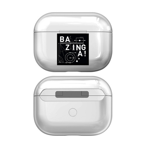 The Big Bang Theory Bazinga Physics Clear Hard Crystal Cover Case for Apple AirPods Pro 2 Charging Case