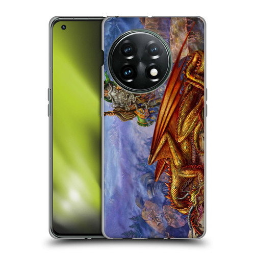 Myles Pinkney Mythical Dragonlands Soft Gel Case for OnePlus 11 5G