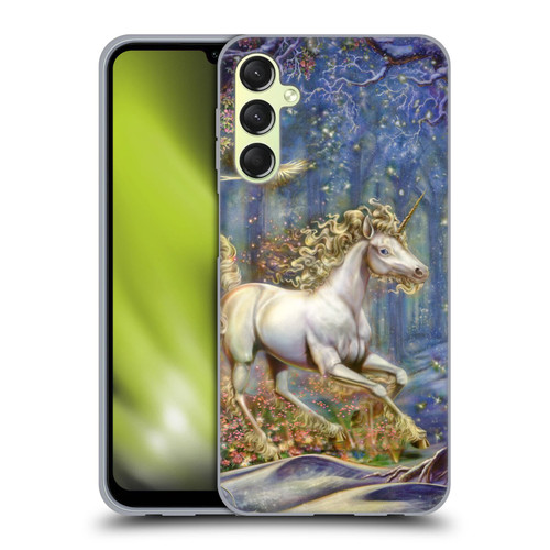 Myles Pinkney Mythical Unicorn Soft Gel Case for Samsung Galaxy A24 4G / Galaxy M34 5G