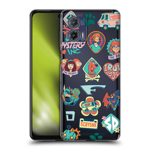 Scoob! Scooby-Doo Movie Graphics Retro Icons Soft Gel Case for Motorola Moto G73 5G