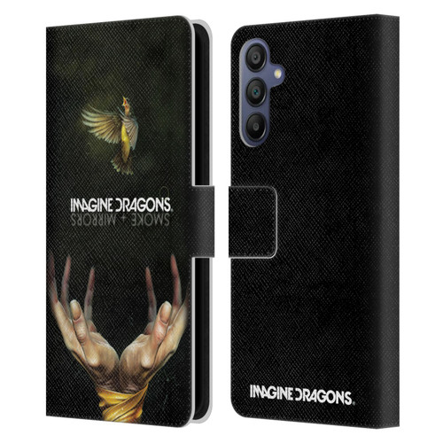 Imagine Dragons Key Art Smoke And Mirrors Leather Book Wallet Case Cover For Samsung Galaxy A15
