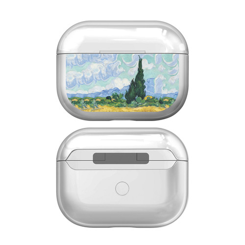 The National Gallery Art A Wheatfield With Cypresses Clear Hard Crystal Cover Case for Apple AirPods Pro 2 Charging Case