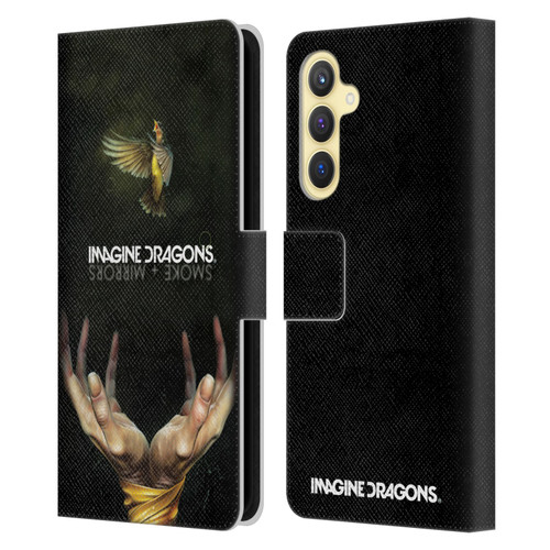Imagine Dragons Key Art Smoke And Mirrors Leather Book Wallet Case Cover For Samsung Galaxy S23 FE 5G