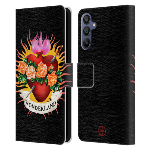 Take That Wonderland Heart Leather Book Wallet Case Cover For Samsung Galaxy A15