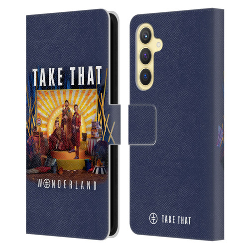 Take That Wonderland Album Cover Leather Book Wallet Case Cover For Samsung Galaxy S23 FE 5G