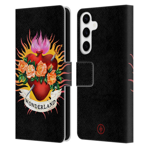 Take That Wonderland Heart Leather Book Wallet Case Cover For Samsung Galaxy S24+ 5G