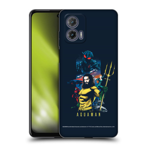 Aquaman Movie Graphics Poster Soft Gel Case for Motorola Moto G73 5G