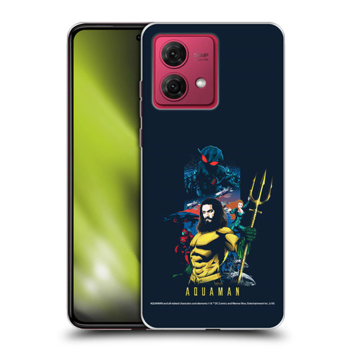 Aquaman Movie Graphics Poster Soft Gel Case for Motorola Moto G84 5G