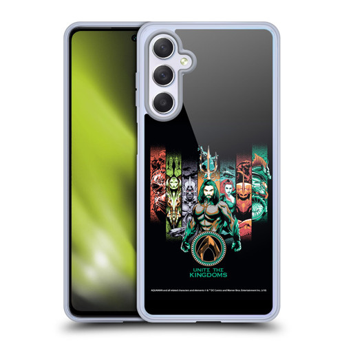 Aquaman Movie Graphics Unite The Kingdoms Soft Gel Case for Samsung Galaxy M54 5G